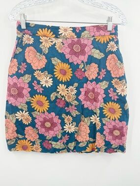 ModCloth x Princess Highway Floral mini Skirt Size 10